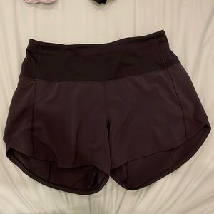 Lululemon Speed Up 4” High Rise shorts